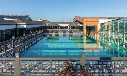 Large size transparent acrylic for pool bottom wall — view 2