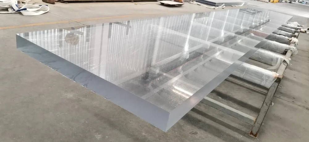 50mm transparent acrylic swimming pool outdoor readymade — view 2