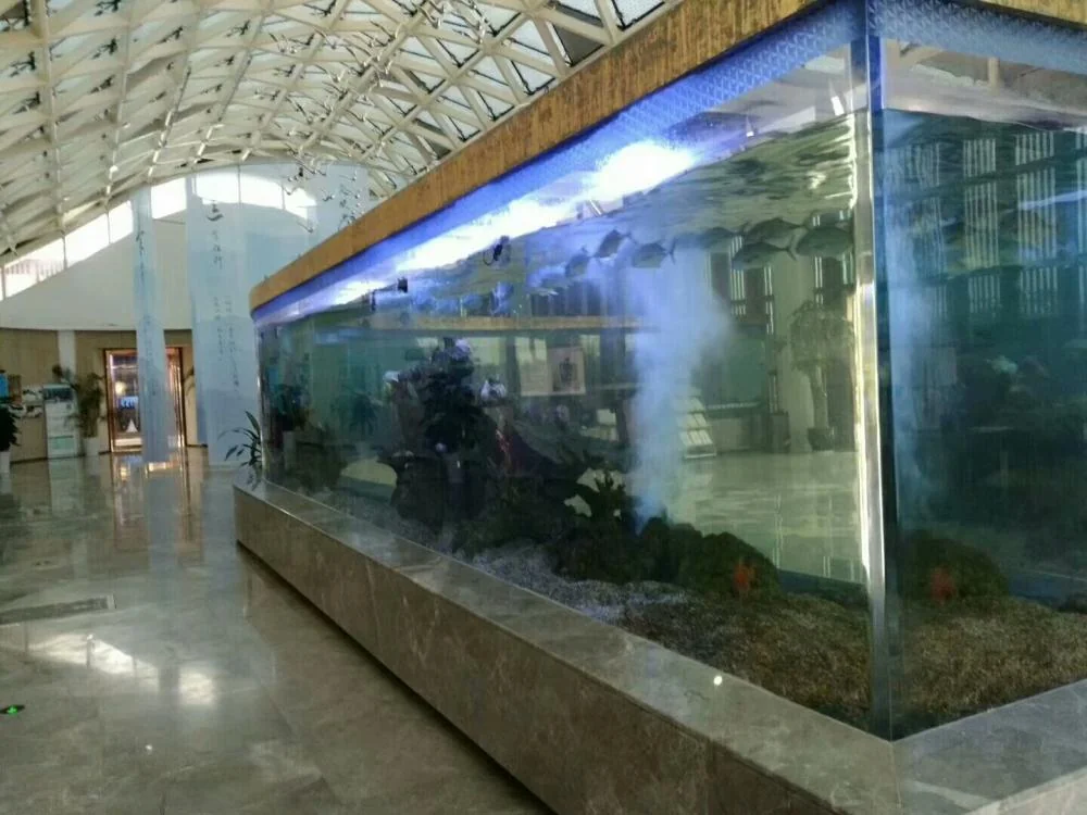 Big acrylic aquarium custom large fish tank