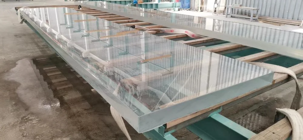 Swimming pool transparent paint acrylic glass swimming pool — view 3