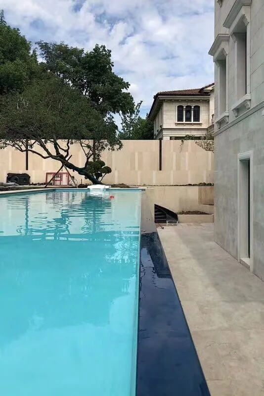 Transparent cast perspex acrylic panel for swimming pool — view 3