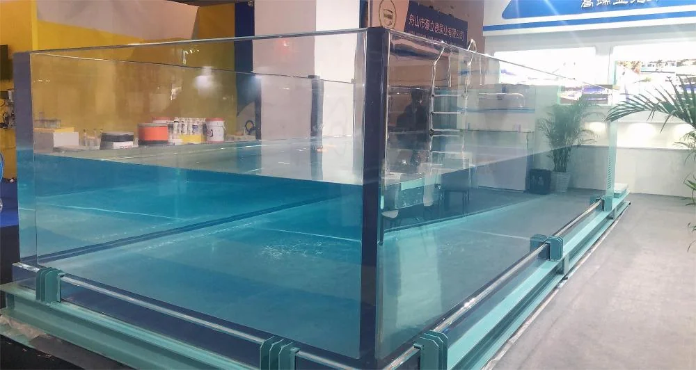 Custom swimming pool acrylic container pool — view 3