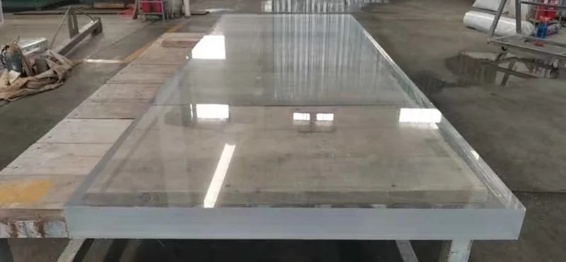 Large aquarium acrylic tunnel sheet for amusement park — view 3