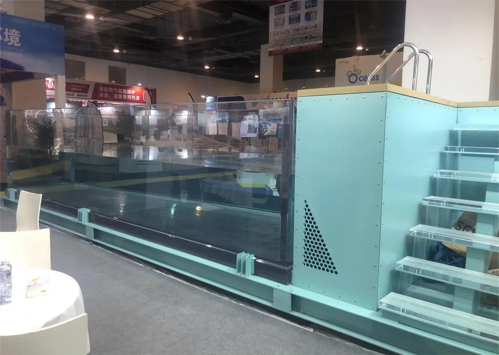 Acrylic window for swimming pool shipping container