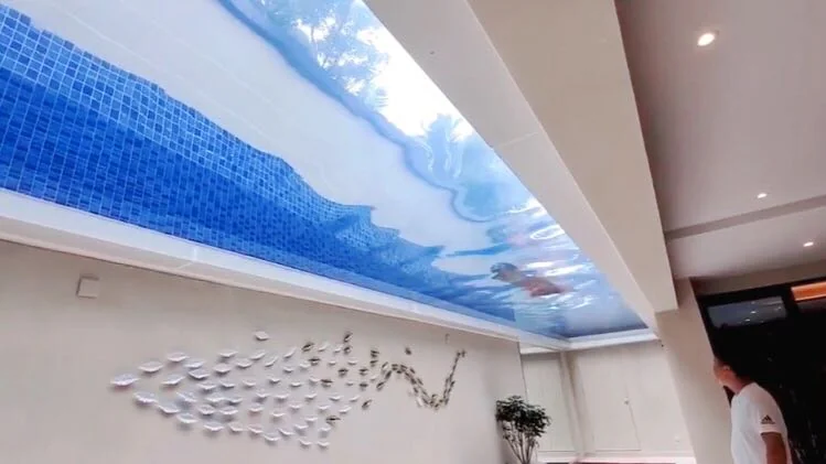 Transparent pmma board for acrylic pool bottom wall