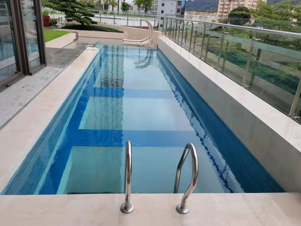 Transparent pmma board for acrylic pool bottom wall — view 3