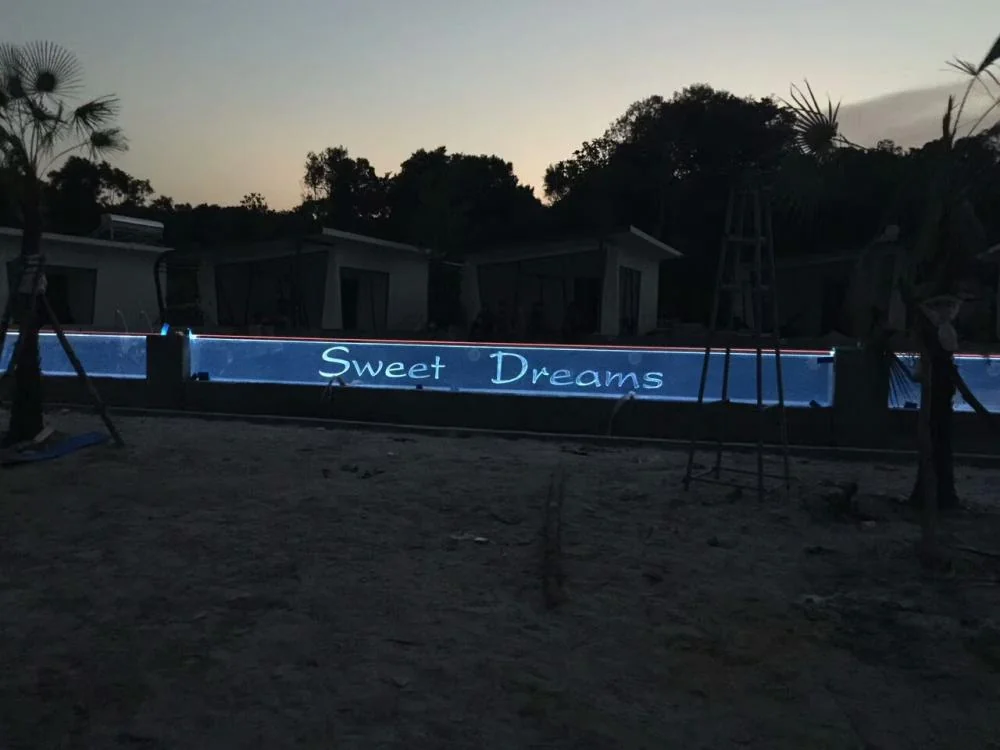 90mm custom acrylic cover swimming pool — view 2