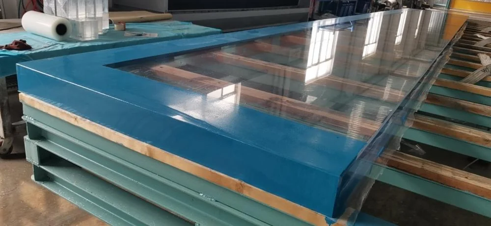 50mm transparent acrylic swimming pool outdoor readymade — view 3