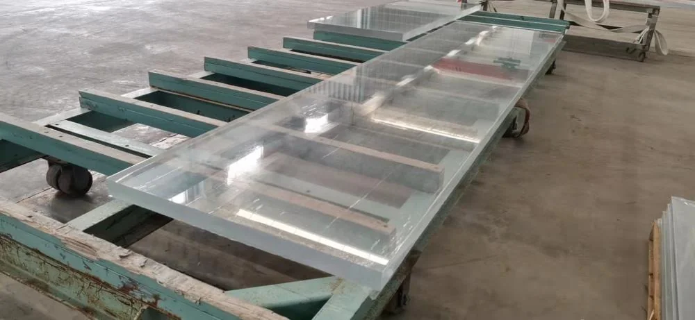 Custom transparent acrylic plate Plexiglass plate processing — view 3