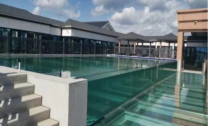 One Time Cast transparent Acrylic Pools