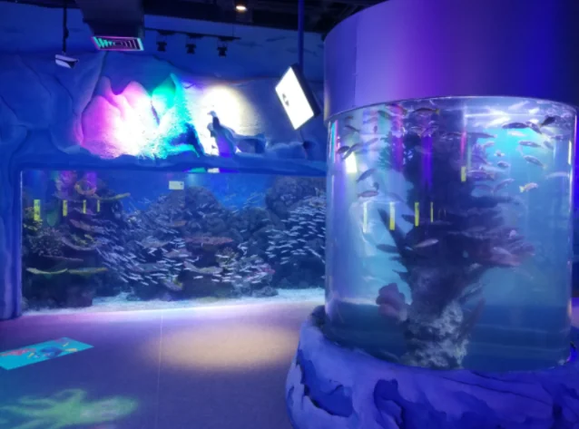 Large aquarium fish tank for restaurant — view 2