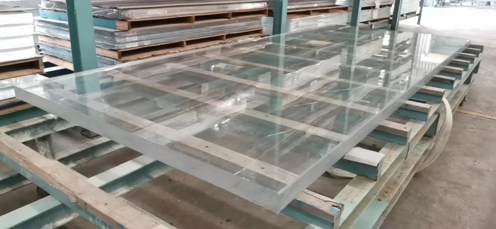 80mm Clear acrylic sheet for swimming pool wall — view 3
