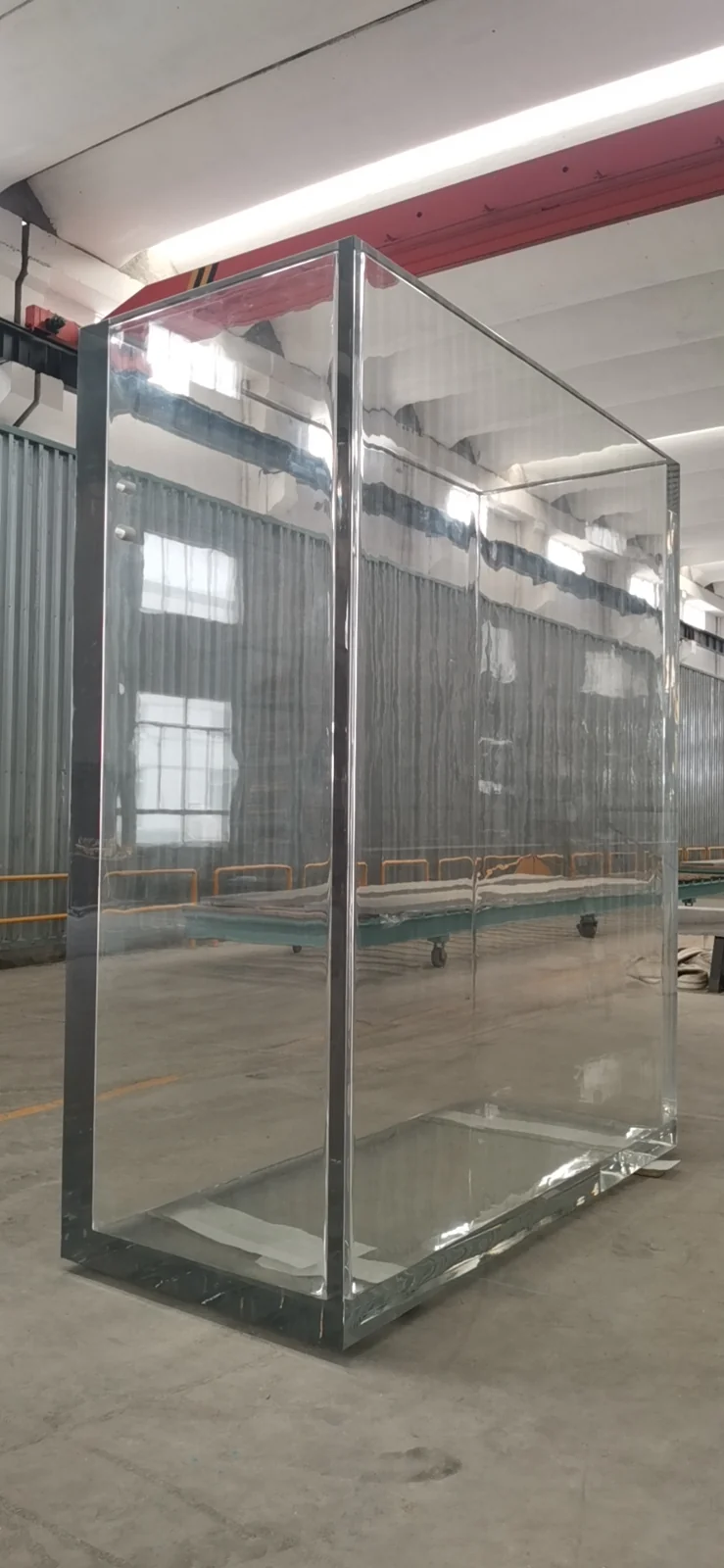 Thickness PMMA cast big cylinder acrylic aquarium fish — view 3