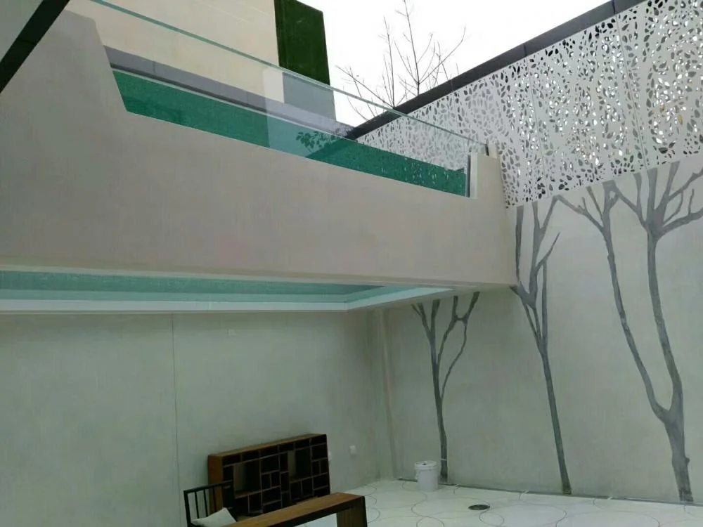 Large size transparent acrylic for pool bottom wall