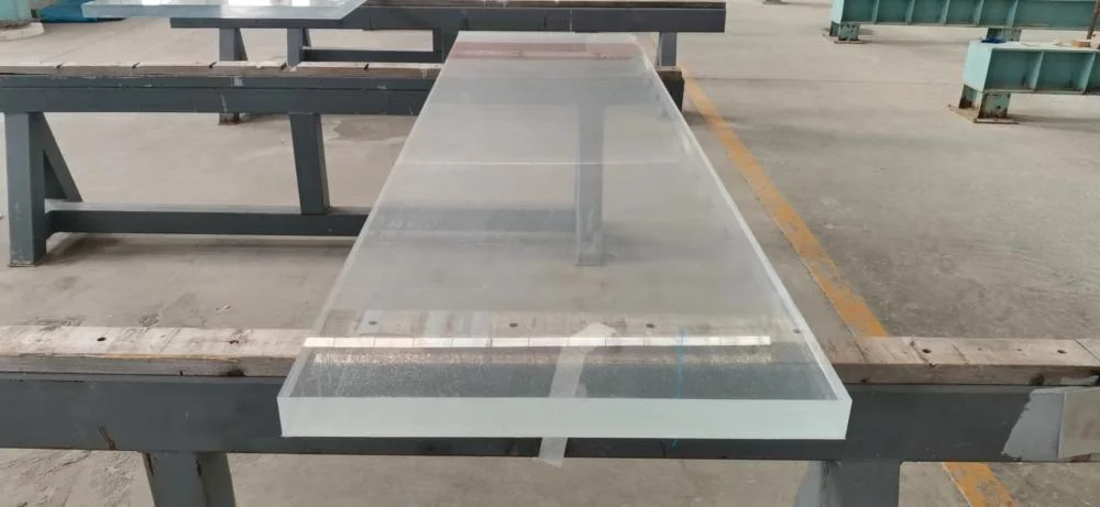 Outdoor customized size acrylic swimming pool panel — view 3