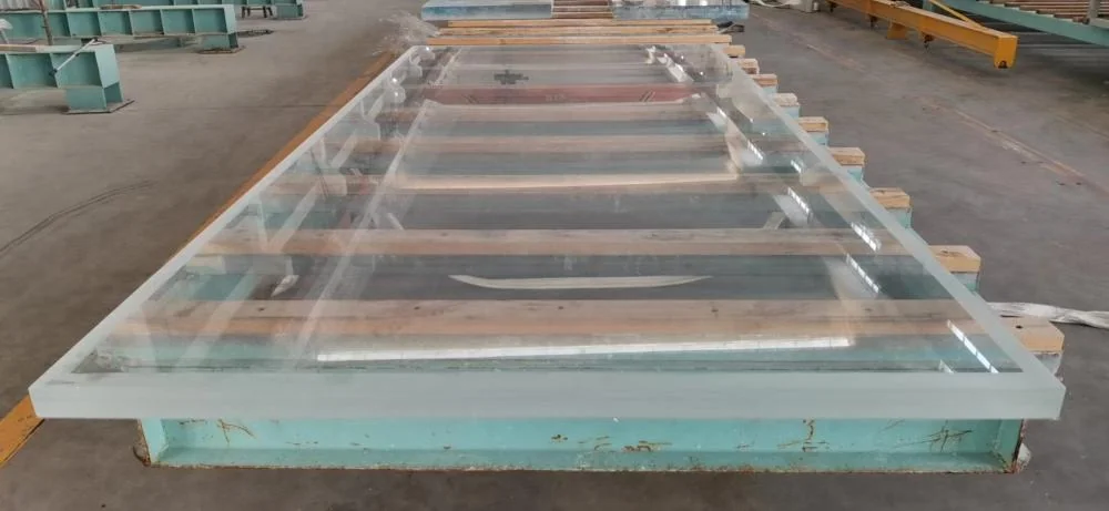 L shape seamless bonding acrylic swimming pool — view 3