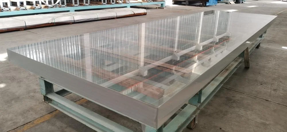 Clear acrylic swimming pool panel — view 3