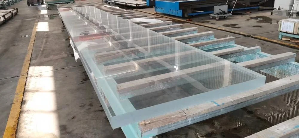 Transparent acrylic sheet 120mm for outdoor swimming pool — view 2
