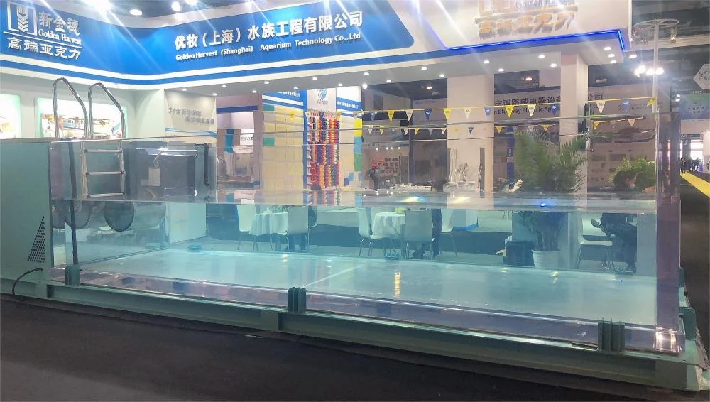 Custom swimming pool acrylic container pool