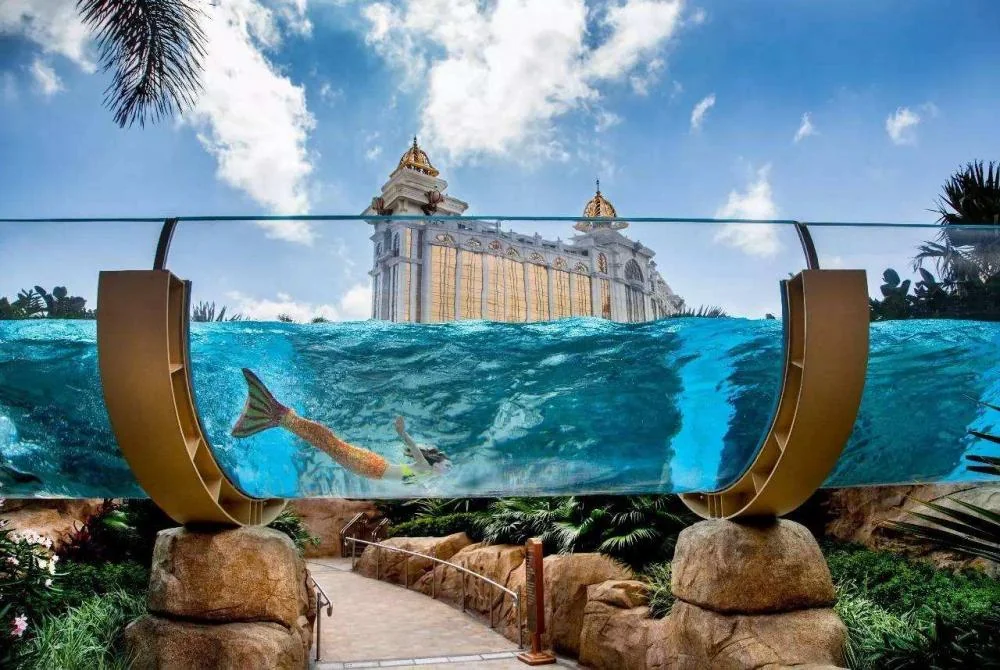 Transparent Panel Clear Acrylic Aquarium Tunnel — view 3