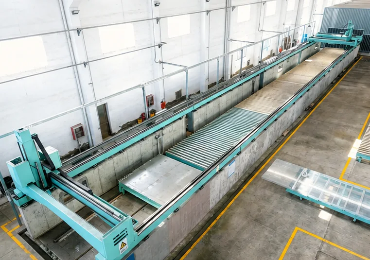 CNC production line for acrylic processing