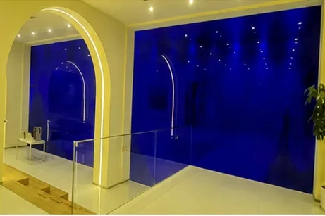 Acrylic observation wall