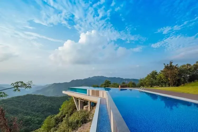 Outdoor seamless Mosaic transparent acrylic pool — view 3