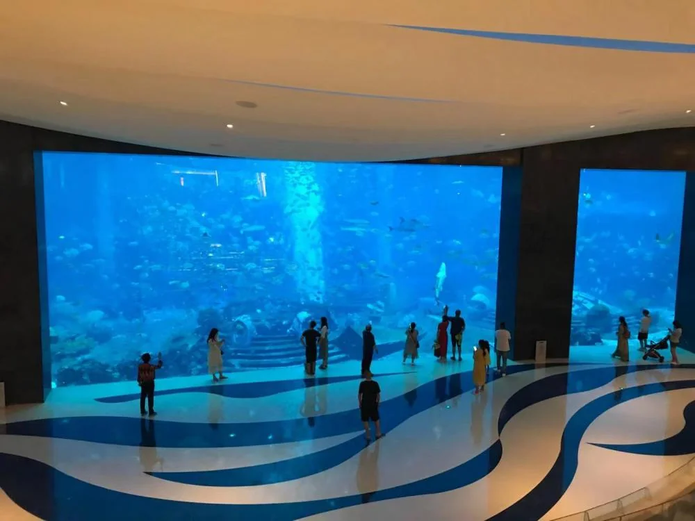 Acrylic glass fish tank acrylic aquariums for restaurant