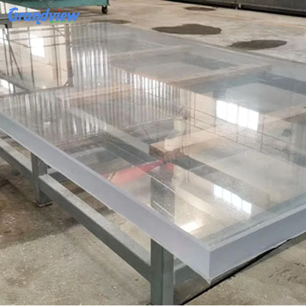 Clear acrylic glass for swimming pools — view 2